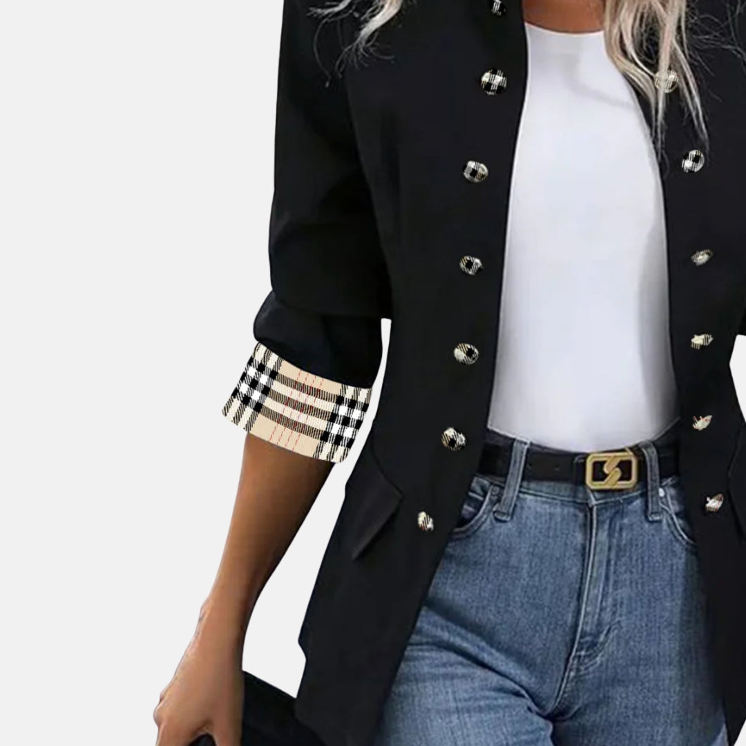 Casanda | Chic Jacket with Decorative Buttons