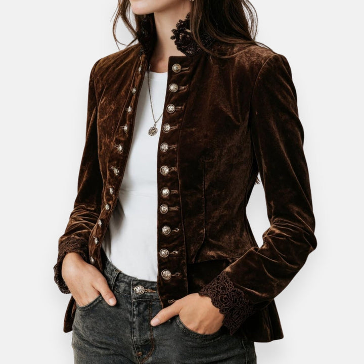 Nolwennia | Jacket with Decorative Buttons