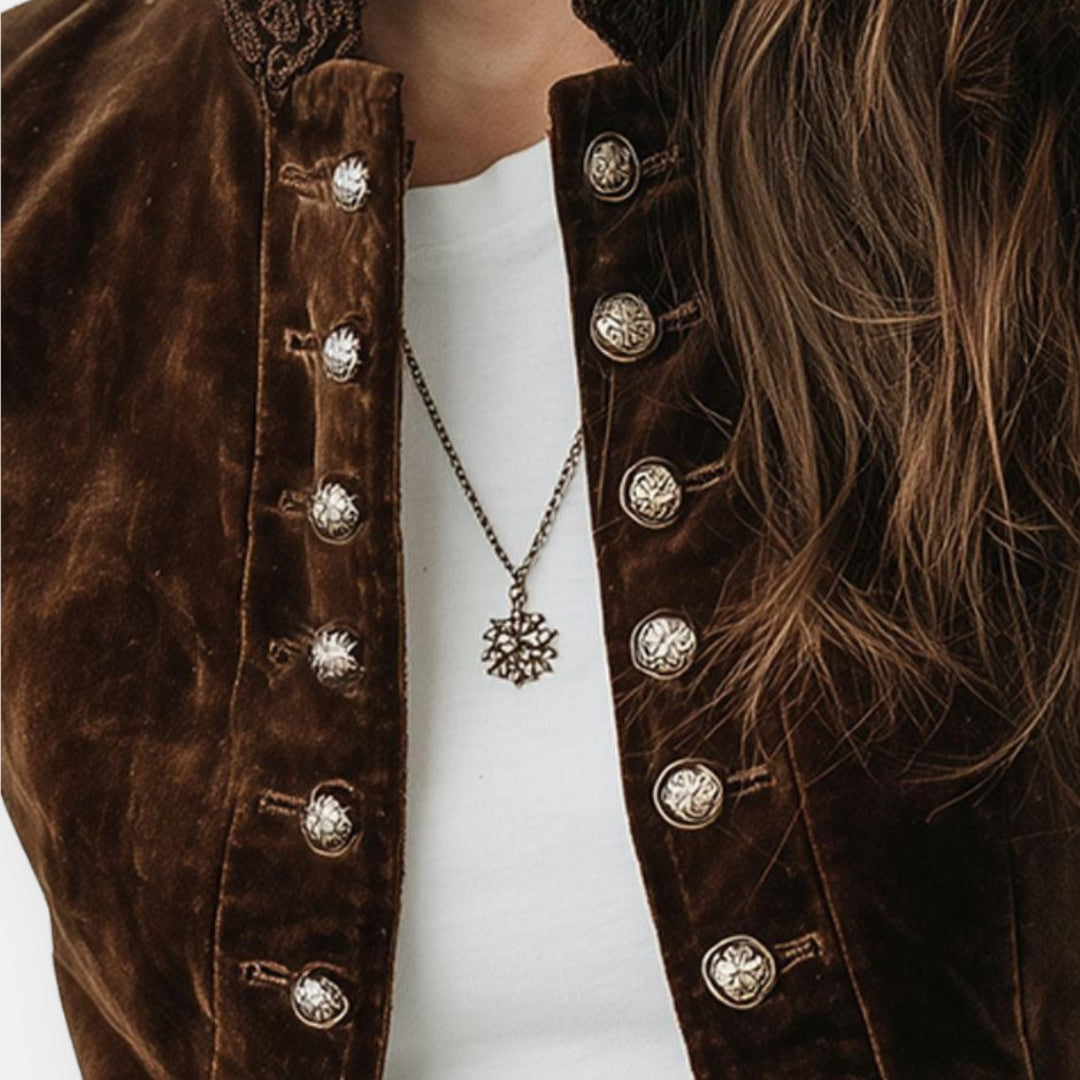 Nolwennia | Jacket with Decorative Buttons