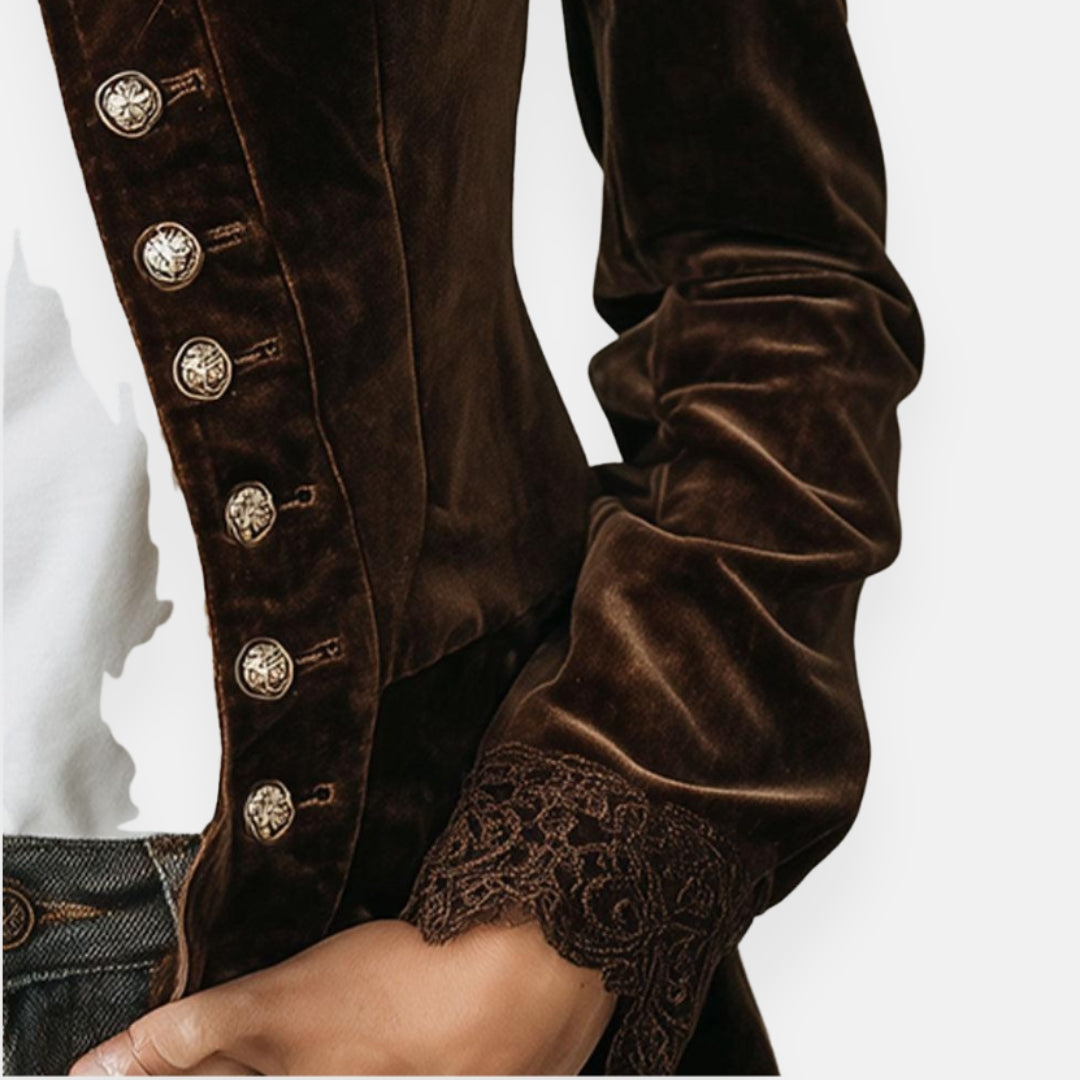 Nolwennia | Jacket with Decorative Buttons