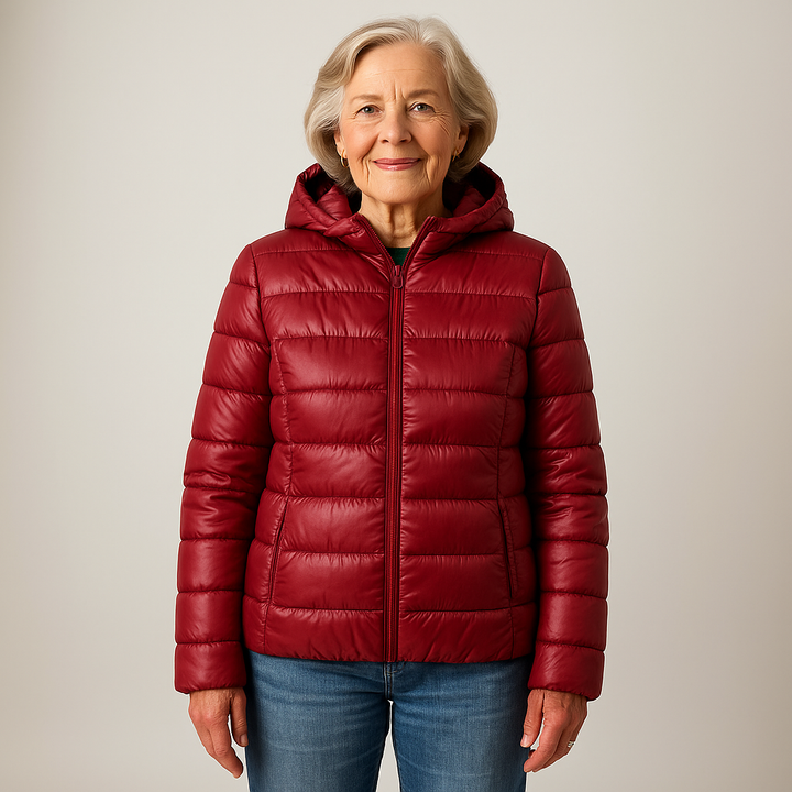 Mira™ Mid-Season Jacket | Dark Red