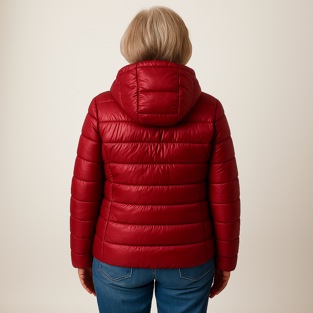 Mira™ Mid-Season Jacket | Dark Red