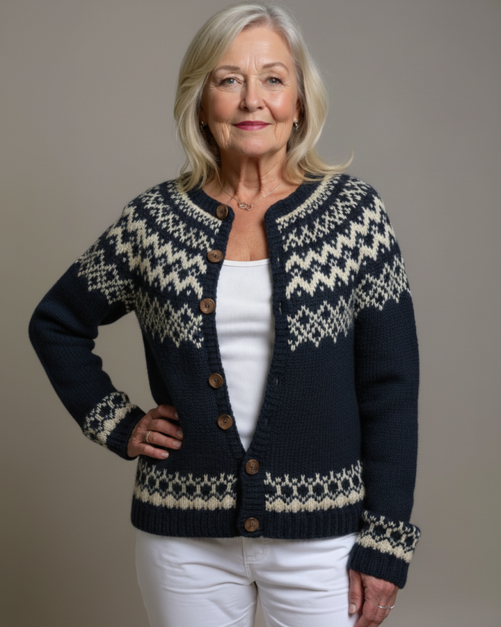 Ethel & Harold | Vintage Elegance Knit Cardigan