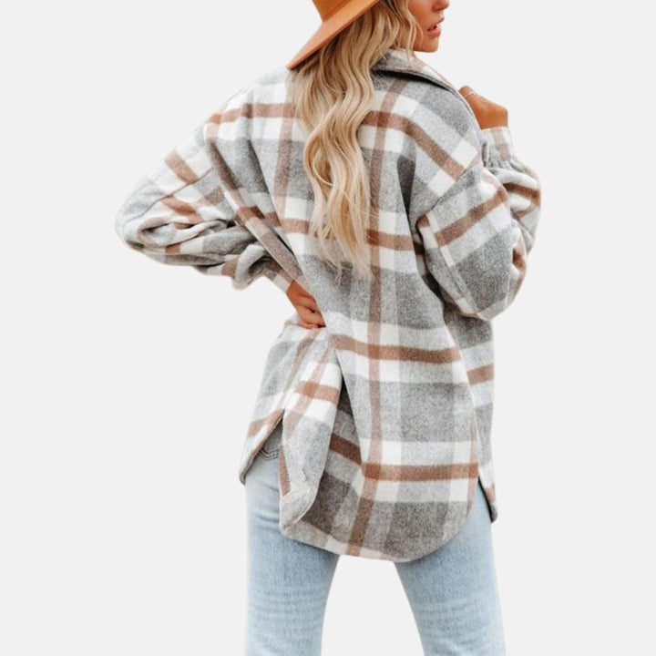 Calianne | Trendy Checkered Overshirt