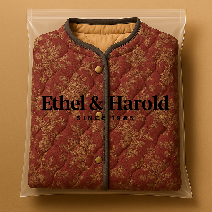 Elle | Retro Floral Print Women's Jacket