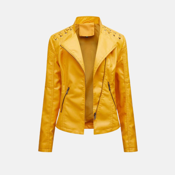 Diana | Washed Lambskin Leather Jacket