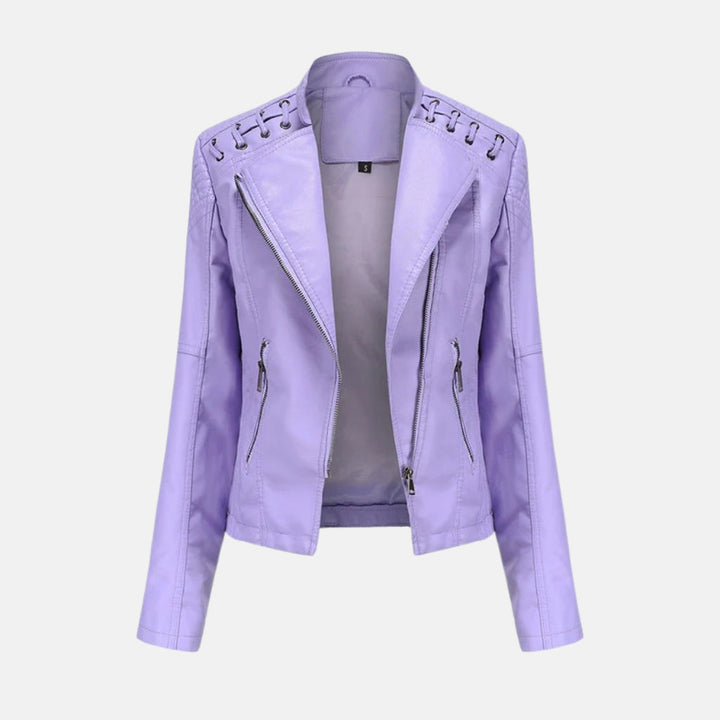 Diana | Washed Lambskin Leather Jacket