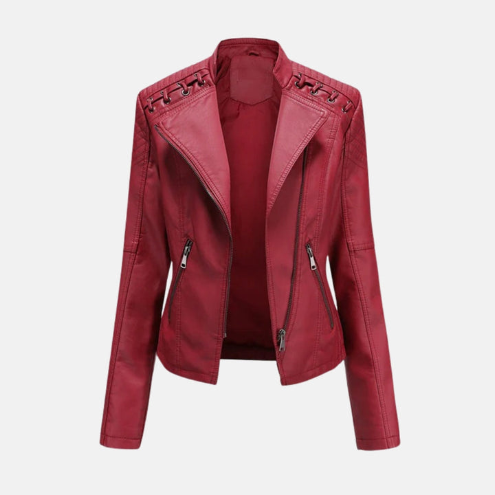 Diana | Washed Lambskin Leather Jacket