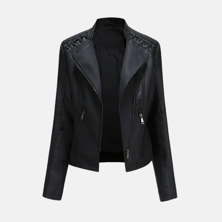 Diana | Washed Lambskin Leather Jacket