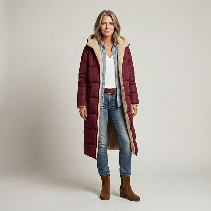 Daisy | Elegant Reversible Coat for Women