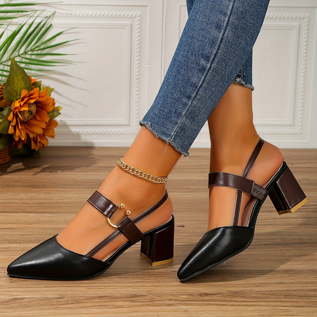 Claudette™ – Elegant and Comfortable Strappy Heels