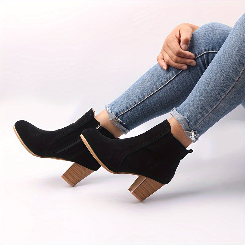 Maryline™ – Stable Heel Ankle Boots for Long-Lasting Comfort