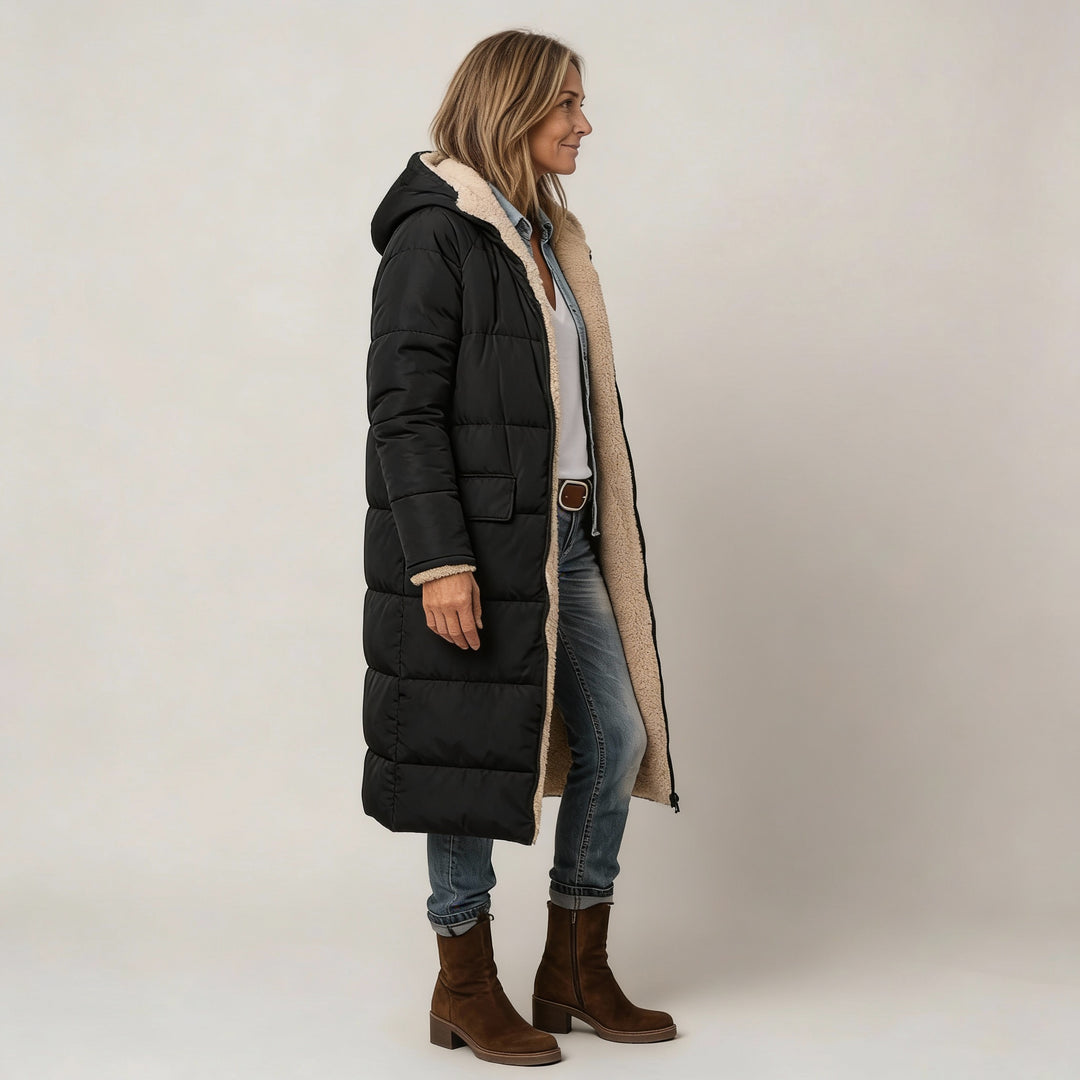Amelia | Elegant Reversible Coat for Women