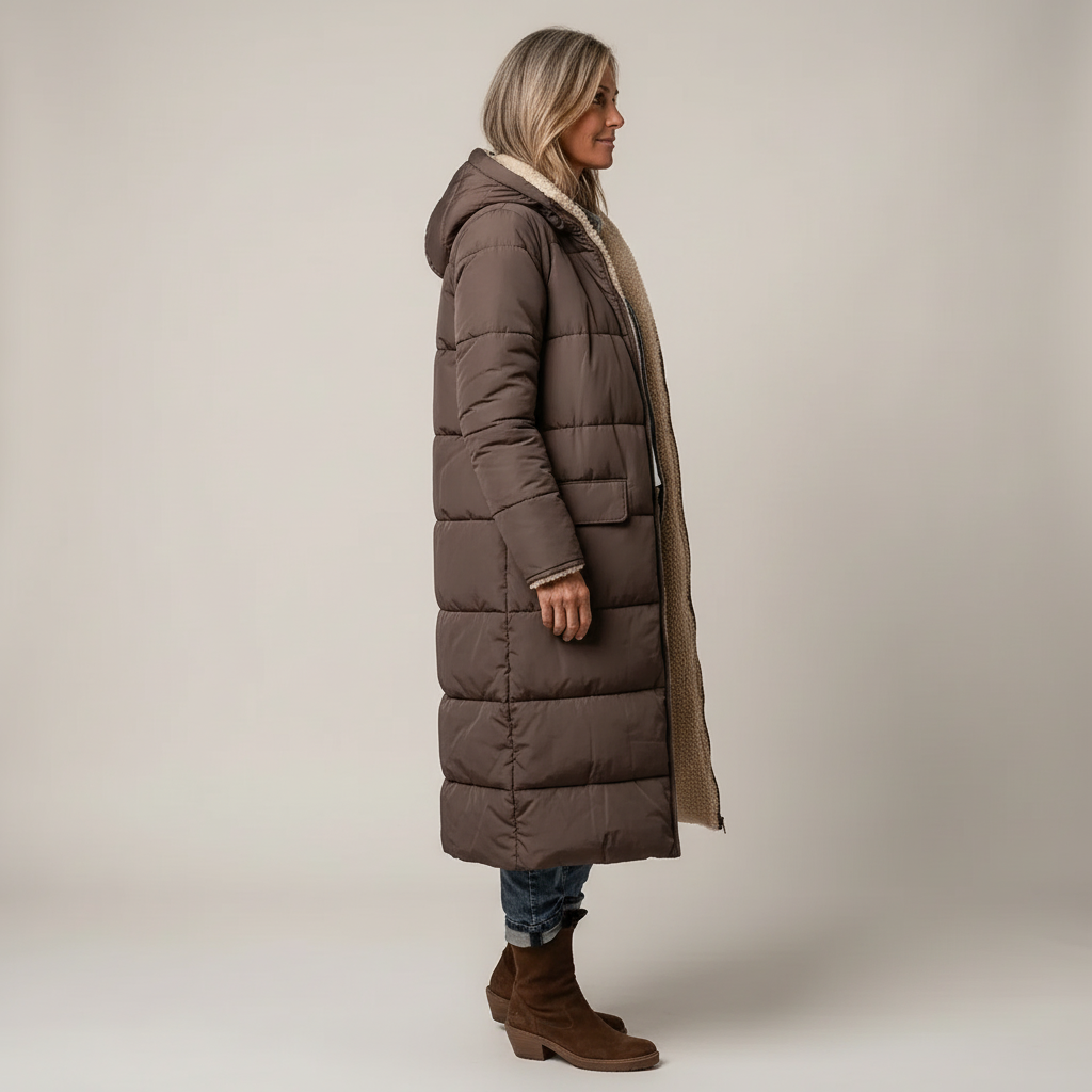 Frances | Elegant Reversible Coat for Women
