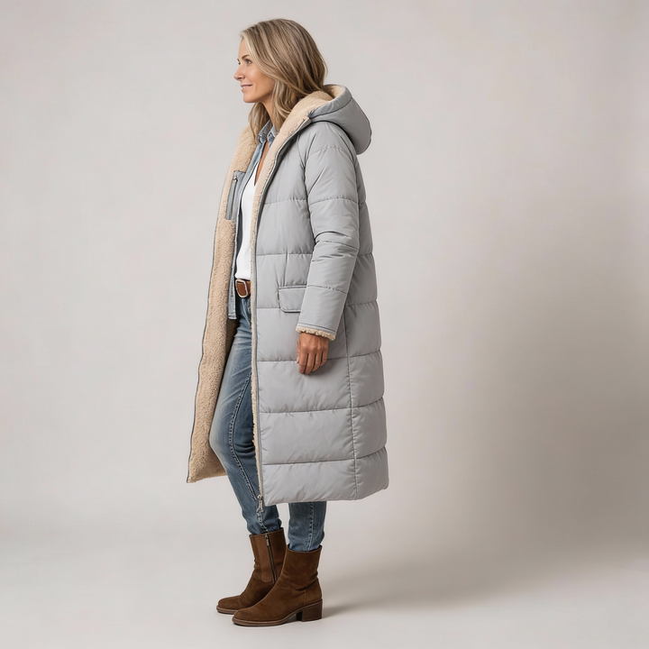 Alice | Elegant Reversible Coat for Women