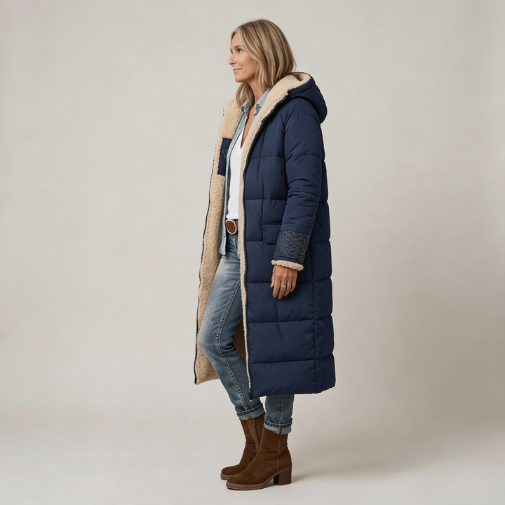 Nora | Elegant Reversible Coat for Women