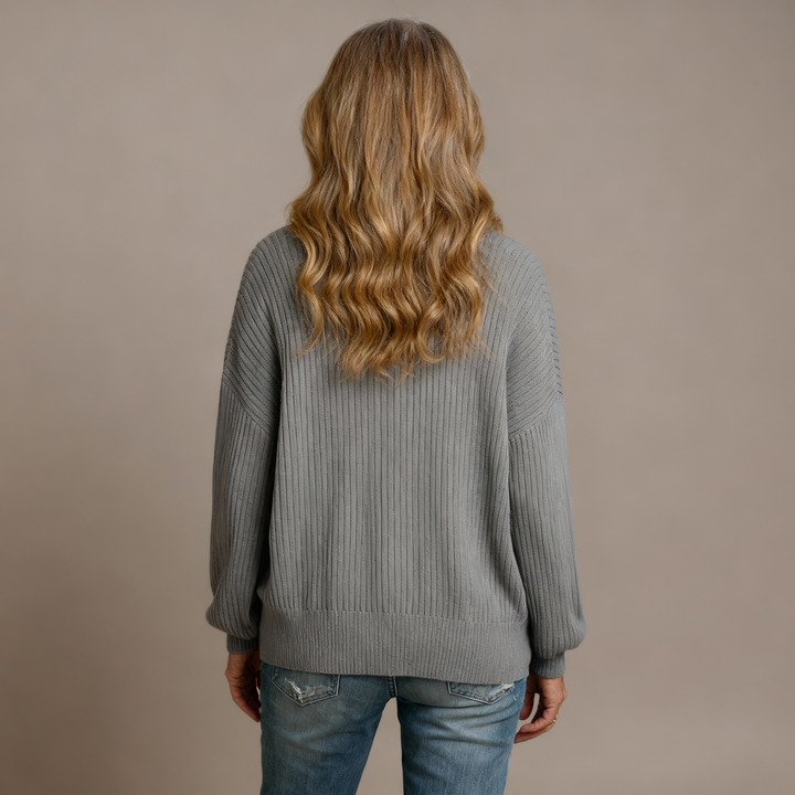 ELARA | PEARL-BUTTON CARDIGAN