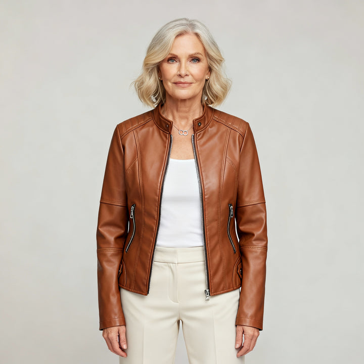Giorgina™ - Stylish Leather Jacket for Women
