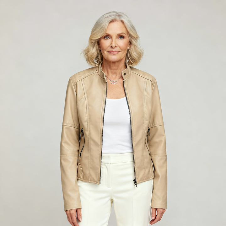 Giorgina™ - Stylish Leather Jacket for Women
