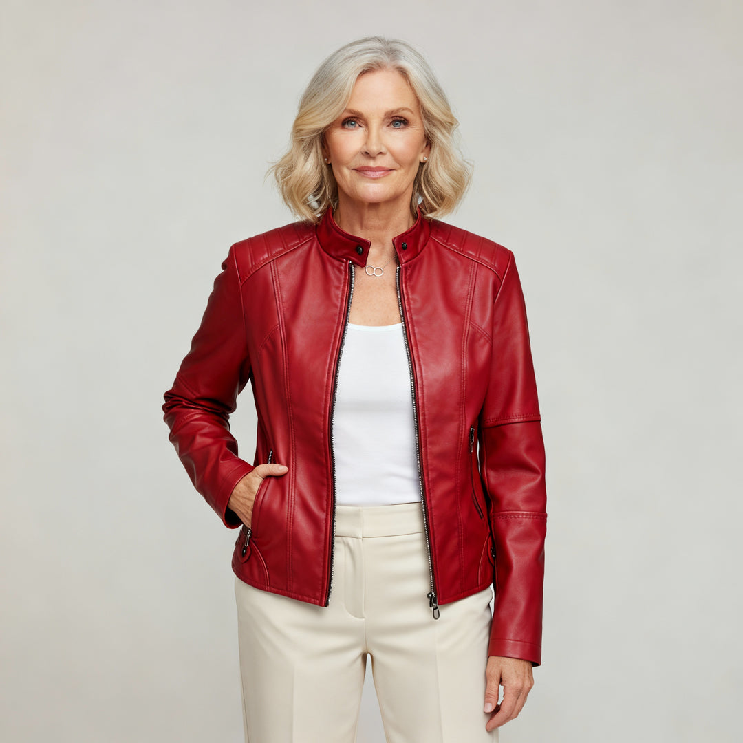 Giorgina™ - Stylish Leather Jacket for Women