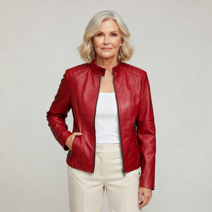 Giorgina™ - Stylish Leather Jacket for Women