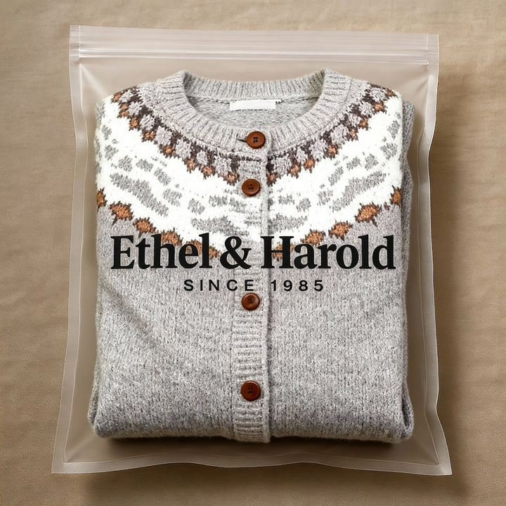 Ethel & Harold  - Classic Icelandic Wool Vintage Cardigan