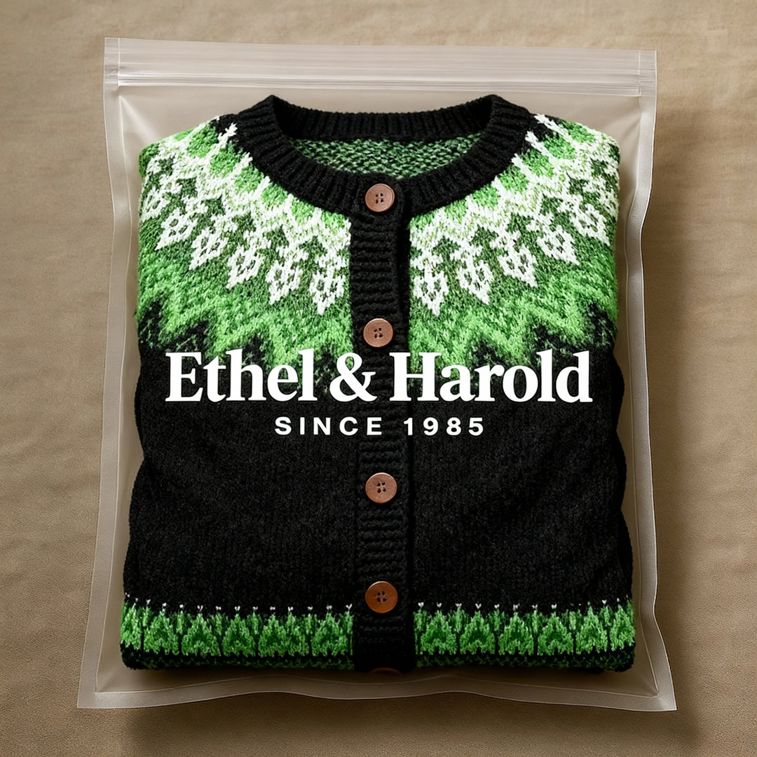 Ethel & Harold  - Retro Icelandic Wool Cardigan