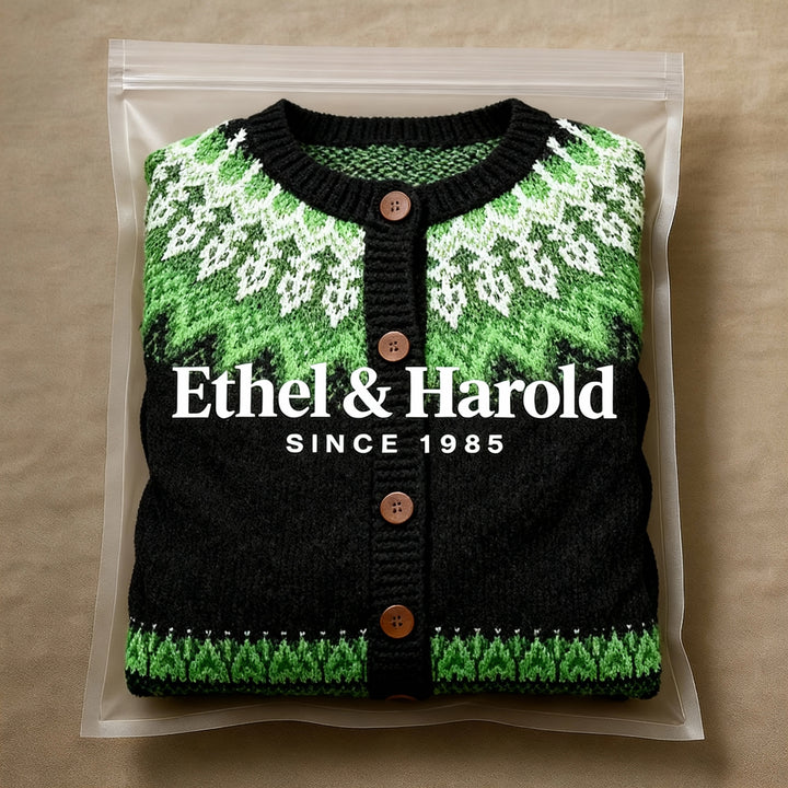 Ethel & Harold  - Retro Icelandic Wool Cardigan