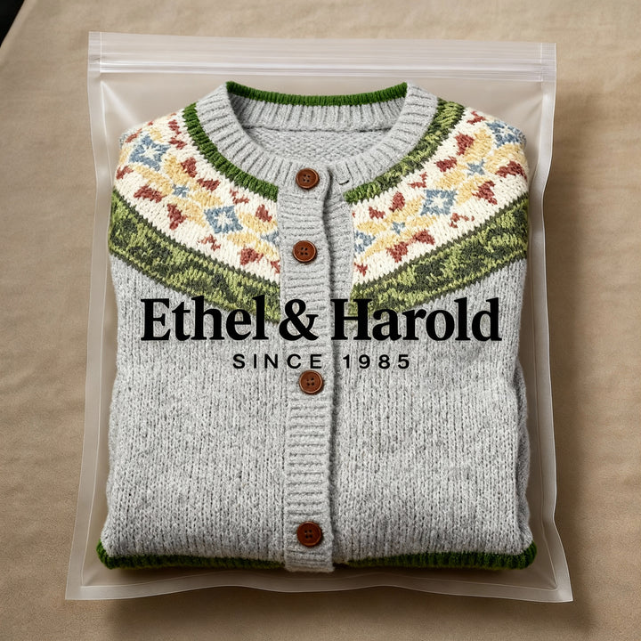 Ethel & Harold - Inspired Vintage Icelandic Wool Cardigan