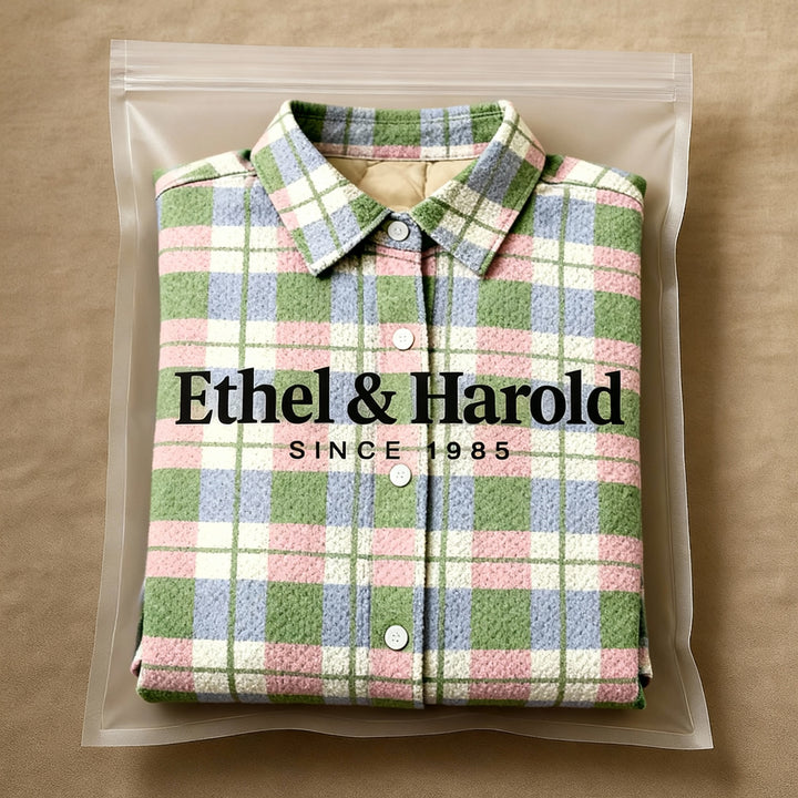 Lena | Checked Blouse in Fresh Pastel Colors