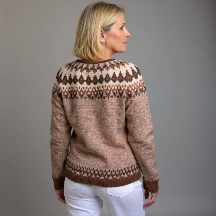 Ethel & Harold - Retro Icelandic Wool Cardigan