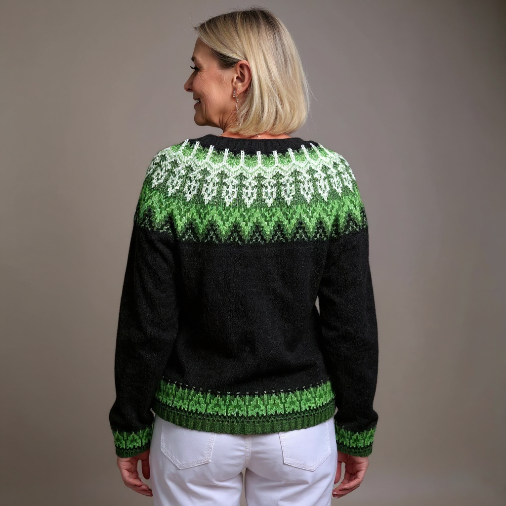 Ethel & Harold  - Retro Icelandic Wool Cardigan