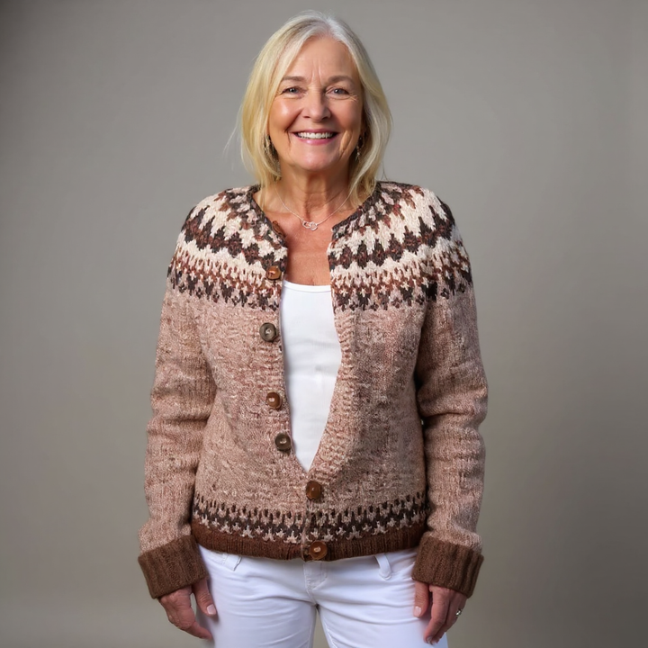 Ethel & Harold - Retro Icelandic Wool Cardigan