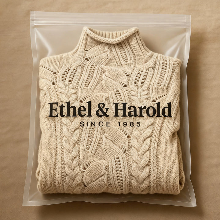 Ksenia – Cashmere Turtleneck with Cable Knit Pattern