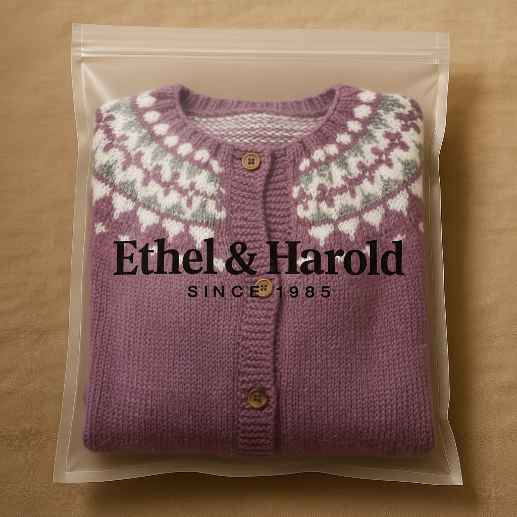 Ethel & Harold - Retro Icelandic Wool Cardigan