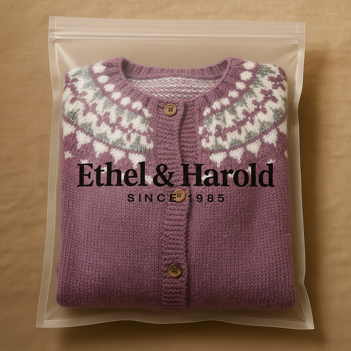 Ethel & Harold - Retro Icelandic Wool Cardigan