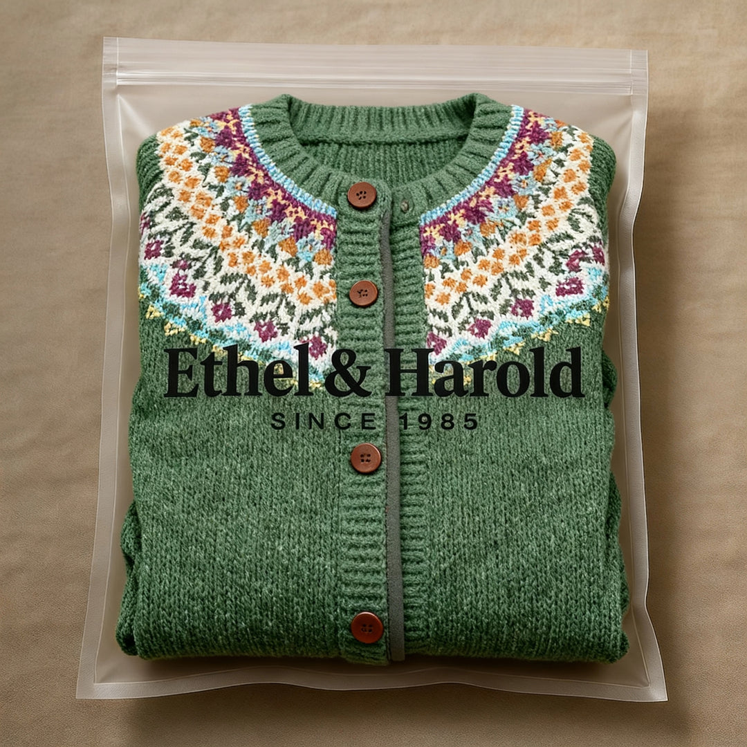 Ethel & Harold - Classic Icelandic Wool Vintage Cardigan