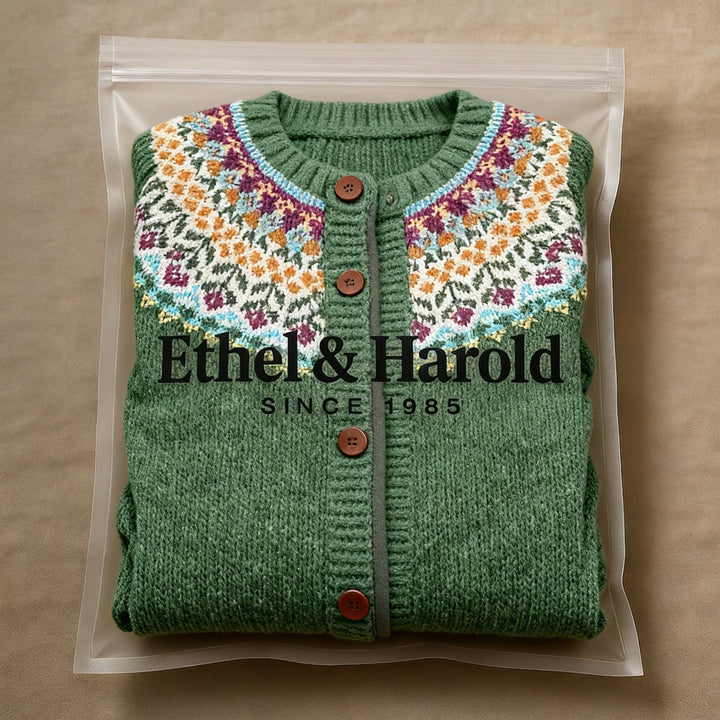 Ethel & Harold - Classic Icelandic Wool Vintage Cardigan