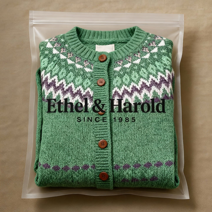 Ethel & Harold - Retro Icelandic Wool Cardigan