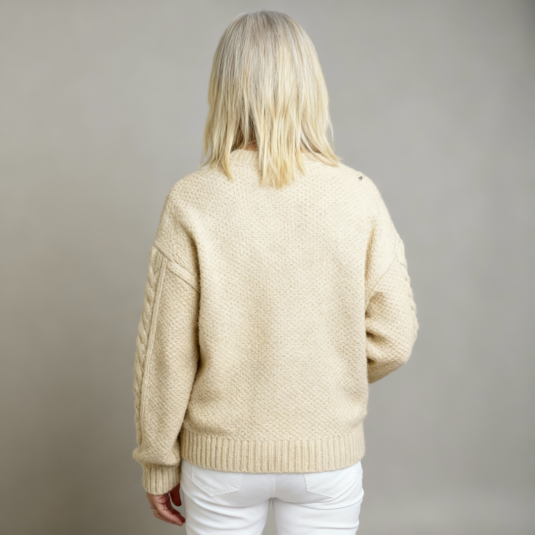 THE LORENZA | CABLE CARDIGAN