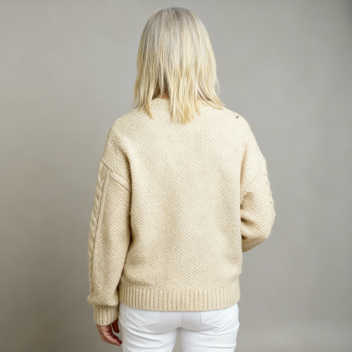 THE LORENZA | CABLE CARDIGAN