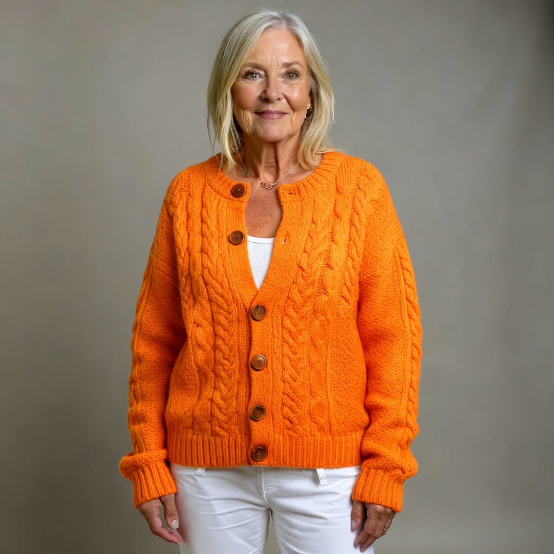 THE LORENZA | CABLE CARDIGAN