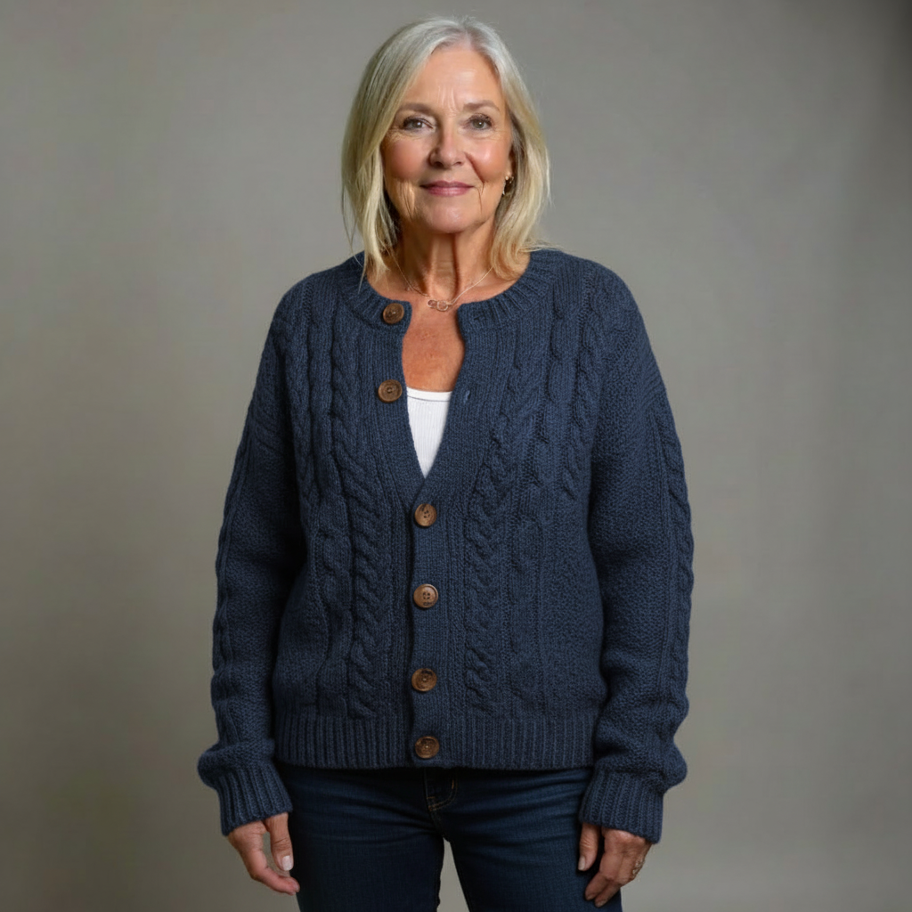 THE LORENZA | CABLE CARDIGAN