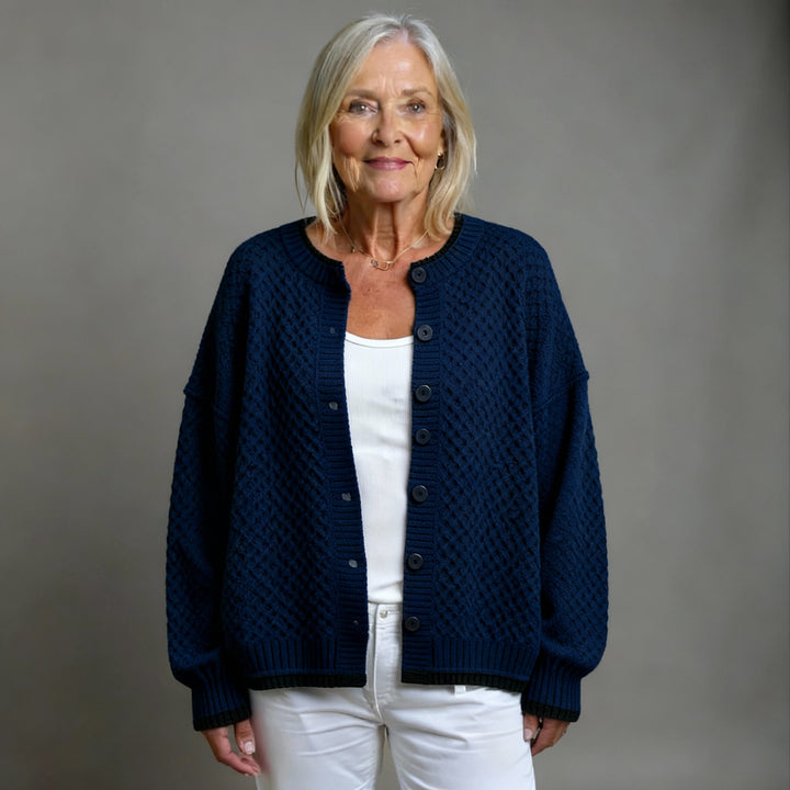 THE ISOLDE | TEXTURED CARDIGAN