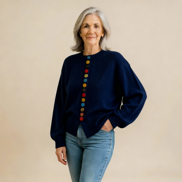 THE NOELLE | BUTTON-ACCENT CARDIGAN