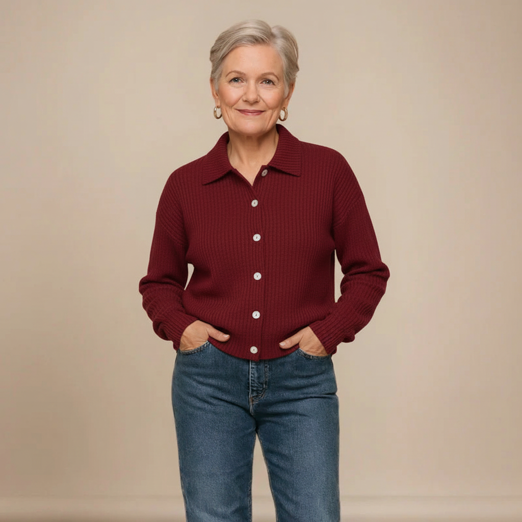 Marie | Classic Knitted Button Cardigan