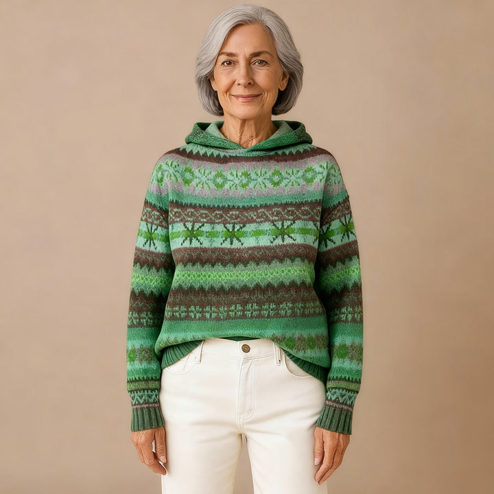 Gaby | Ethnic Retro Hoodie