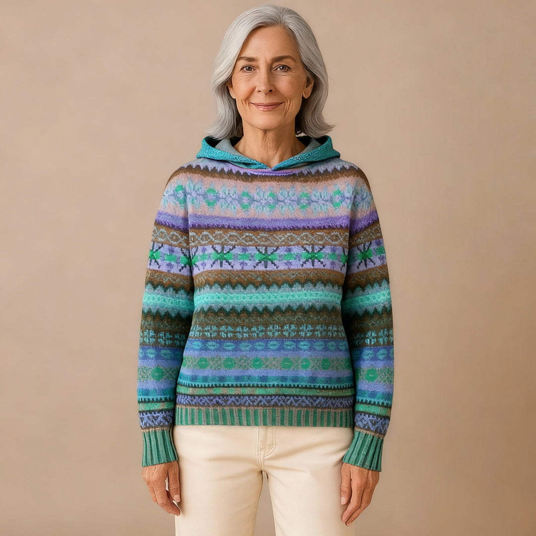 Gaby | Ethnic Retro Hoodie