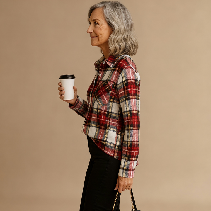 Mira | Classic Checked Blouse