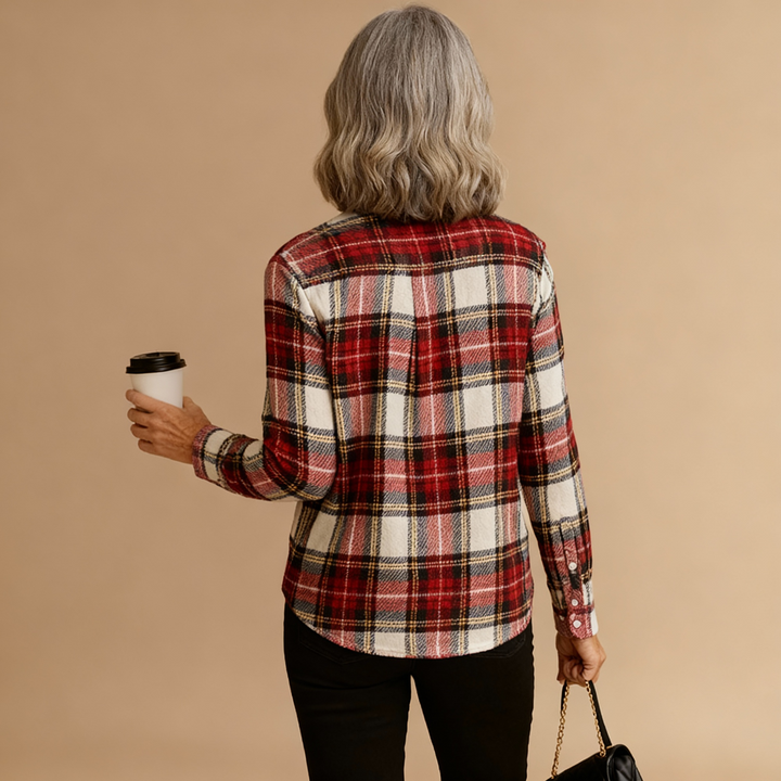 Mira | Classic Checked Blouse
